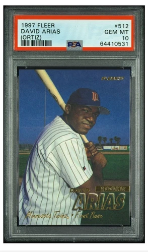1997 Fleer David Ortiz Minnesota Twins HOF RC PSA 10 Gem Mint