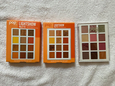POPBeauty LIGHTSHOW Eyeshadow PRETTY PUNK & FIRE LIT x2 NIB SEALED NEW