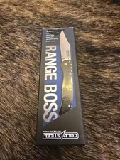 Cold Steel Range Boss Lockback Black Folding 4116 Stainless Pocket Knife 20KR5XX