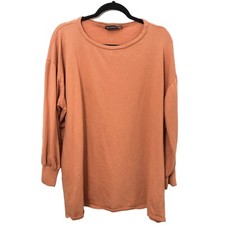 PrettyLittleThing Oversized Crewneck Long Sleeve Sweatshirt Size 8