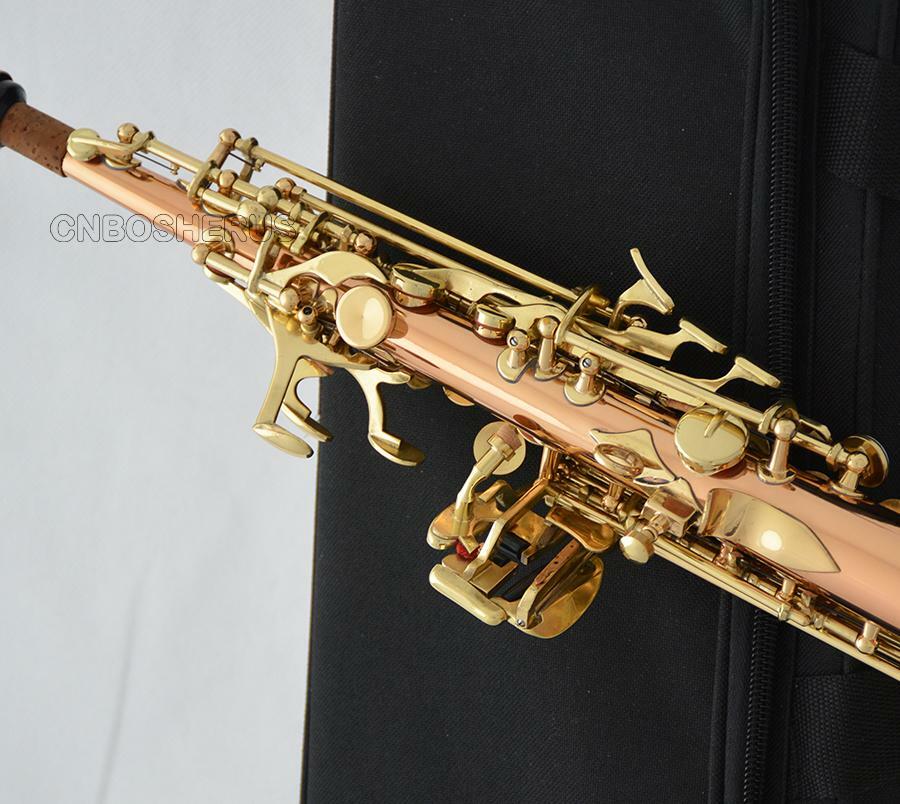 JINBAO Professioanl Rose brass Eb Sopranino Saxophone Sax Low Bb to