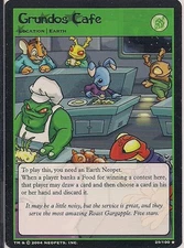 Neopets CCG  - Grundo's Cafe #29