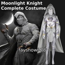 Moon Knight Cosplay Suit Polyester Outfit Full Set Accessory Costume Prop Cloak