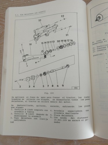 catalogue manuel de taller revue technique Pieces detachées Zetor 9520 / 9540  - Afbeelding 3 van 5