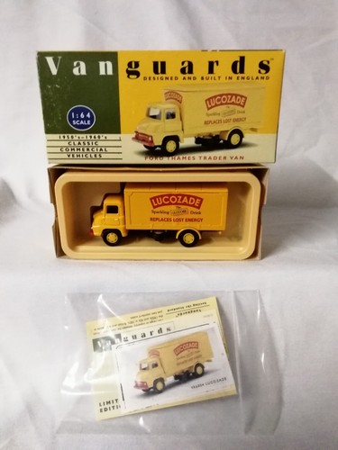 Lledo - Vanguards - Ford Thames Trader Van VA6004 'LUCOZADE' 1:64 Scale - 第 1/4 張圖片