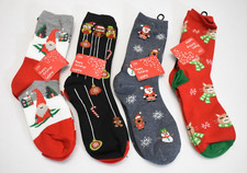 LeGale Happy Holidays Christmas Winter Themed Adult Ladies Calf Socks Lot of 8