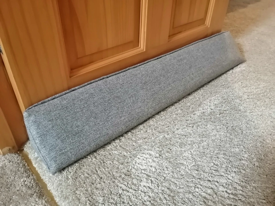 EXTRA THICK Draught Excluder Triangular® ~ Attachable, Heavy ~ Single - Image 3 of 4