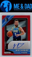 2020-21 Panini Chronicles Prizm #NPS-JJB J.J. Barea Autograph National Pride