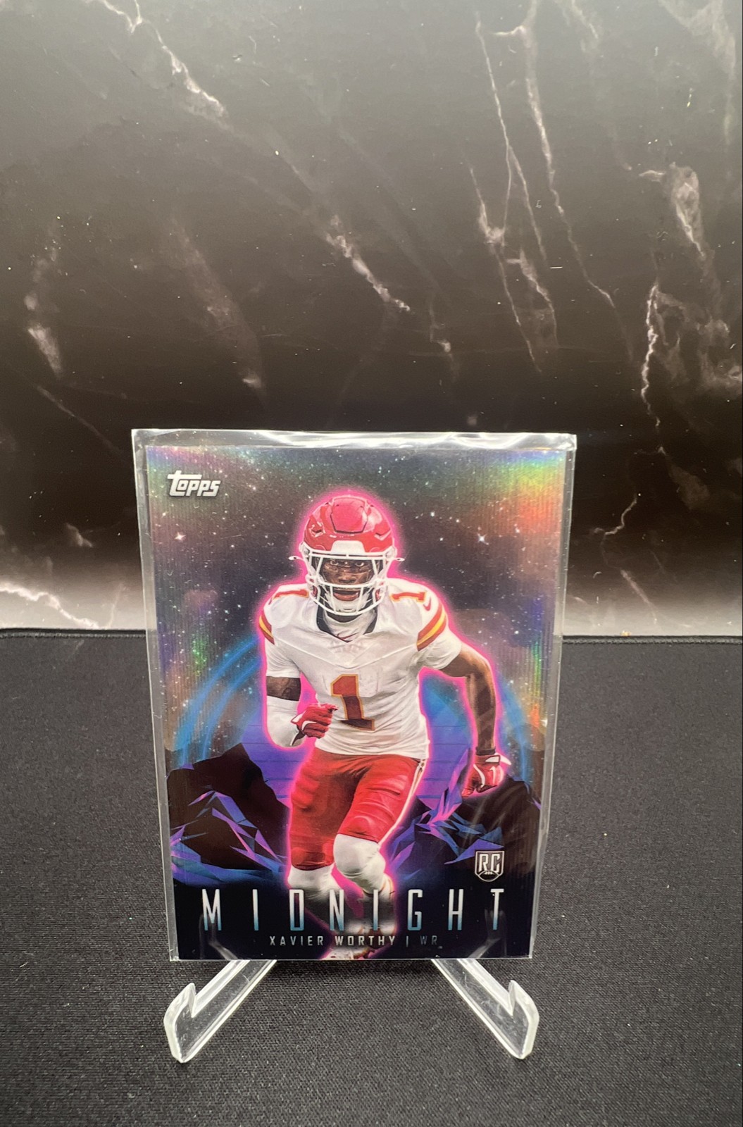 2024 Topps Midnight - Xavier Worthy #47 (RC)