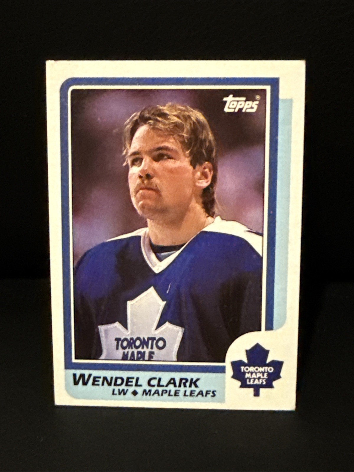 1986-87 Topps Wendel Clark RC #149 Toronto Maple Leafs NMMT