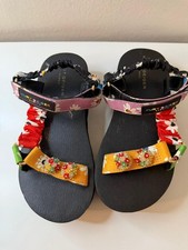 Kurt Geiger London Multicolor Jewel Mini Orion Sandals Size 33/2M