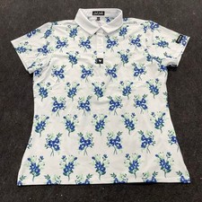 BAD BIRDIE Core Polo Shirt Men's Size L Bunches Of Blue