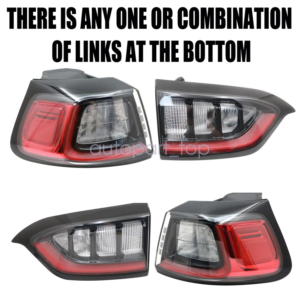 Juego de luces traseras LED exteriores izquierda+derecha para Jeep Cherokee 2019 2020 21 22 2023 par Foto 2 de 4