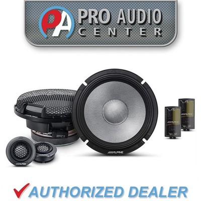 R2-S65C Alpine R-Series 6.5'' High-Resolution 2-Way Component Speaker Set