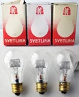 3x Vintage 70's Svetlina 3-5W 210-240V Indicator Nightlight Bulb Argon E27 New !