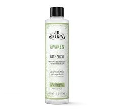 J.R. Watkins Awaken Bath Elixir, Liquid Bath Soak, Rosemary Rosewood with