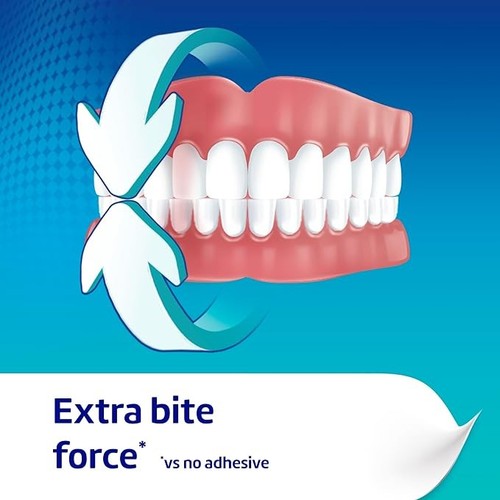 Poligrip Denture Adhesive Cream, False Teeth and Partials Fixative, Ultra, 40 g - Picture 3 of 5
