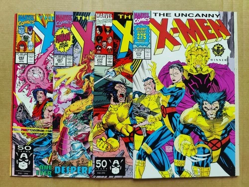 Uncanny X-Men 275 277 281 VF To VF+ 282 VG/FN Lot of 4 1st Bishop