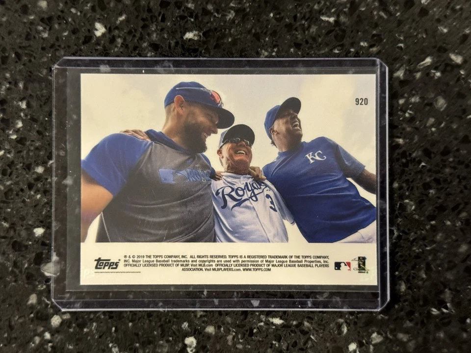2019 Topps Now Kansas City Royals Card #920 PR 363 Ned Yost Final Game Walk Off - Image 2 of 2
