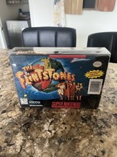 The Flintstones SNES Super Nintendo Game Tested Working CIb Authentic Free Ship