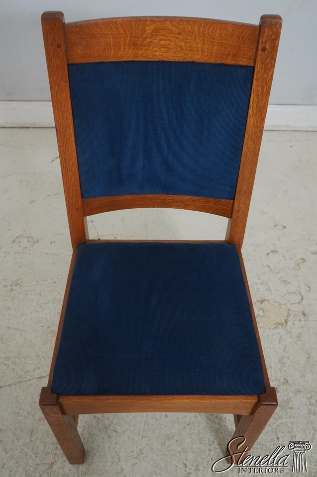 68100: Silla auxiliar STICKLEY Mission Oak Arts & Crafts Foto 2 de 4
