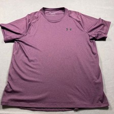 Under Armour The Tech Tee Mens XL Purple Heather Performance Shirt