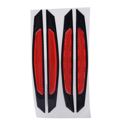 4Pcs Reflective Anti-collision Car Side Door Edge Protector Guard Stickers pd
