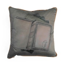 TRUSSARDI HOME 1 CUSCINO ARREDO 40X40 CM "BOOKS CAFFE'" cotone