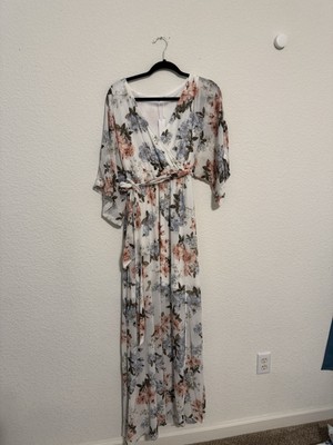 maxi dress jacket Chiffon Floral Print Tiered Maxi Summer Dress
