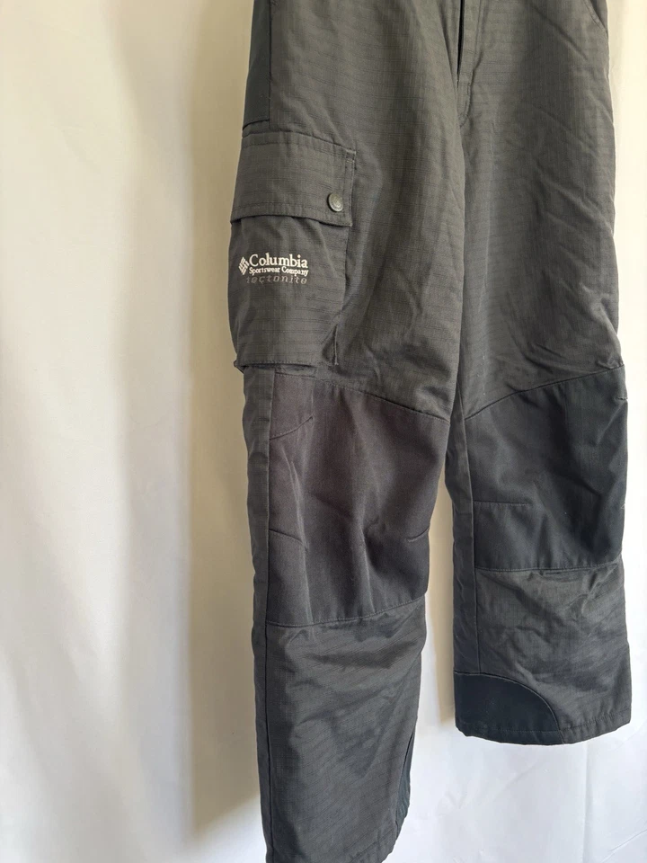 Youth Kids COLUMBIA Snow Ski Pants Size 10/12 Black Waterproof Insualted - Image 2 of 4