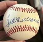 Ted Williams Signed Autographed American League Baseball Ball JSA LOA