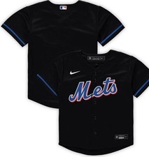 NIKE NEW YORK METS YOUTH ALTERNATE JERSEY SIZE MEDIUM 10-12 NWOT