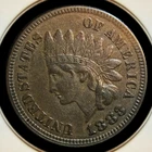 1883 1C Indian Head Cent  _ XF/AU _ Full Liberty, Nice Strike _ [JX-253]