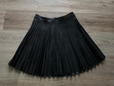 Express Leather Pleated Skirt Size 4 Womens