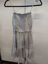 Wilfred XS Smocked Ruffle Strap Dress
