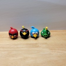 2019 Rovio Jazwares Angry Birds Push Button Red, Bomb, Blue ,King Pig