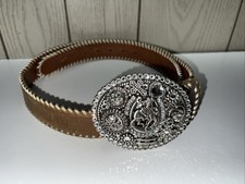 Nocona Western Belt Genuine Leather L N3482244 Chunky Buckle Horseback Rodeo