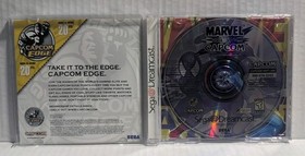 Marvel VS Capcom Clash Of Super Heroes Sega Dreamcast Vintage Video Game 1999