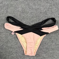Agent Provocateur Black & Pink Cross-Strap Bi...
