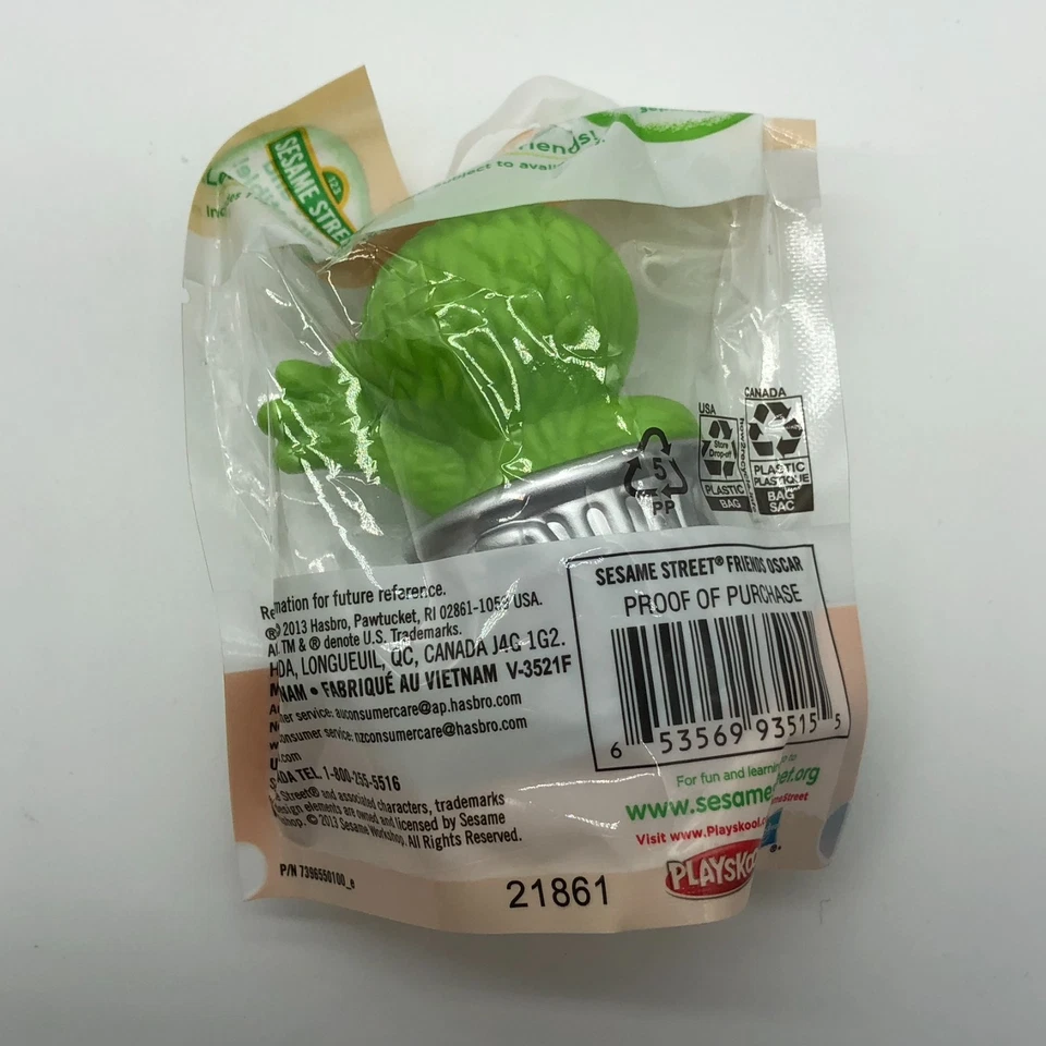 Lote de 5 Figuras Playskool Plaza Sésamo Edades 18m 4 Años Nuevas Foto 4 de 4