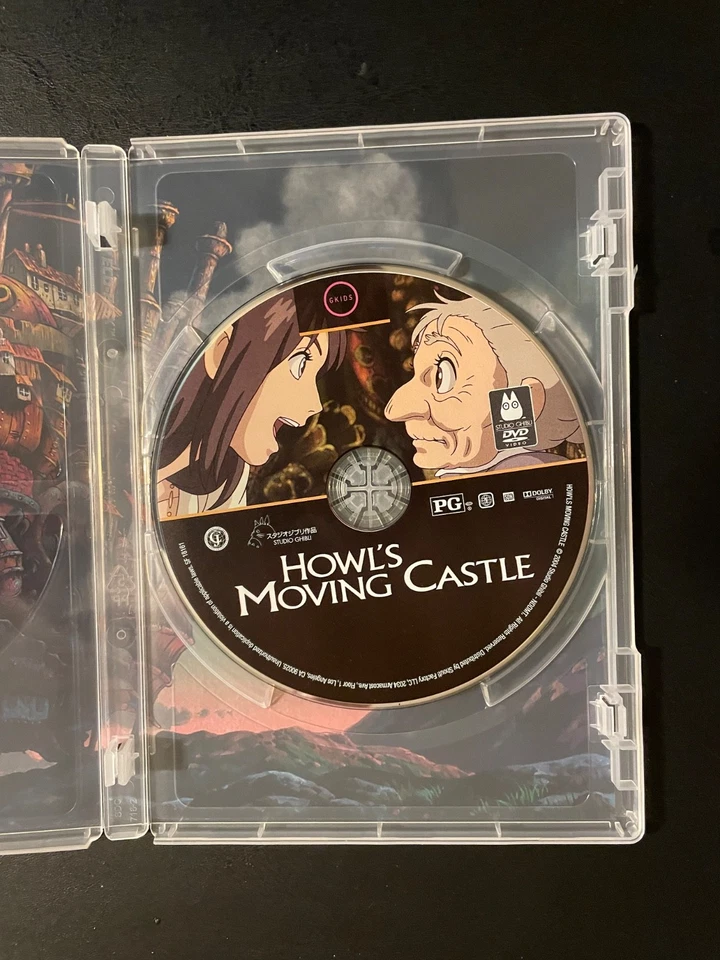 Howl's Moving Castle DVD New Studio Ghibli Animated Movie Hayao Miyazaki Film Foto 3 de 4