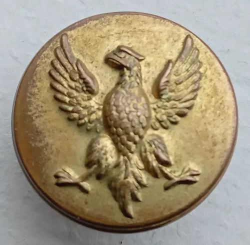 Unidentified 21.5mm Button - Possibly WW1 Polish Army ??