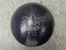 15 lbs USED Storm PHYSIX BLACKOUT bowling ball