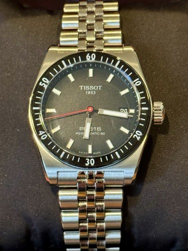Tissot PR516 Powermatic 80 38mm Stainless Watch T149.407.11.051.00