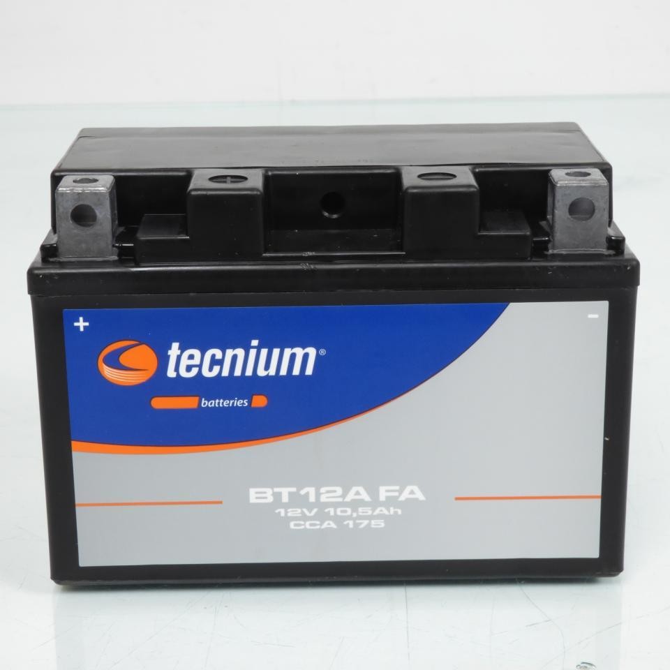 Batterie YT12A Tecnium haute performance anti-vibrations pour Aprilia RSV4 RF 1000