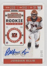 2019 Panini Contenders Rookie Ticket Stub 11/31 Jordan Ellis #292 Auto u0u