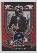 2021 Panini Prizm Draft Picks Crusade Ruby Wave Prizm Zach Wilson #168 uk2