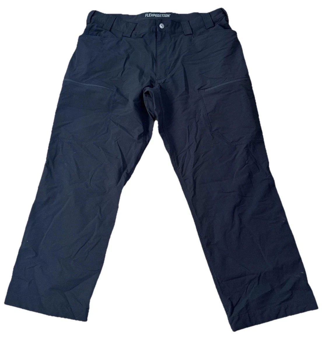 Duluth Trading Flexpedition Relaxed Fit Mens 40x30 Black Hiking Pants Camping