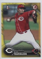 2016 Bowman Prospects Yellow Ian Kahaloa #BP54 w7v