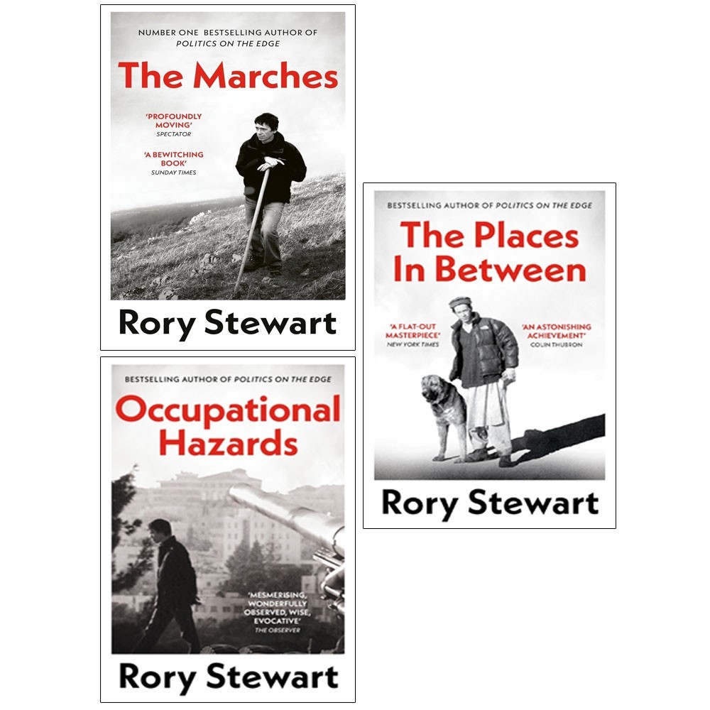 Rory Stewart 3 Books Collection Set Places In Between, Occupational Hazards NEW